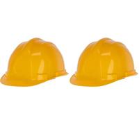 KERBL Casque PE Réglable Jaune, 53-61 cm (Lot de 2)