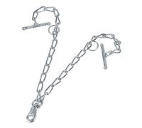 Kerbl Chaîne double pour attache bovins, 70 cm de long avec mousqueton et dispositif d'attache