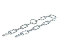 Kerbl Chaîne seule de 6 mm, 75 cm avec anneau pour cylindre de dentition