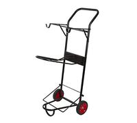 Kerbl Chariot de Selle, majordome de Selle, Noir, métal thermolaqué, 78x48x127cm, 15kg, pour Cavalier, Mobile et Pliable