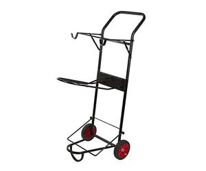 Kerbl Chariot de Selle, majordome de Selle, Noir, métal thermolaqué, 78x48x127cm, 15kg, pour Cavalier, Mobile et Pliable
