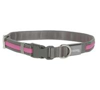 Kerbl Pet Collier Lumineux Light&Reflex Gris/Rose Fluo, 35-50cm, 20mm