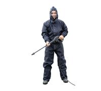 Kerbl Combinaison de lavage 291245 – 100% étanche et respirante, capuche, Gris anthracite 3XL