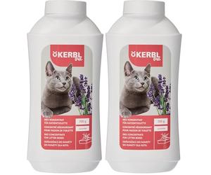 Kerbl Concentré Déodorant pour Litière Chat 700 g Lavande (Lot de 2)