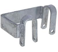 Kerbl Connecteur d'angle pour panneaux de pâturage, connecteur de panneau d'angle, métal galvanisé à chaud, support de chevaux, propriétaires d'animaux, résistant à la corrosion, résistant aux