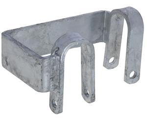 Kerbl Connecteur d'angle pour panneaux de pâturage, connecteur de panneau d'angle, métal galvanisé à chaud, support de chevaux, propriétaires d'animaux, résistant à la corrosion, résistant aux