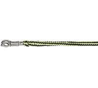Kerbl Corde Laisse filetée Hippopotame avec Crochet Anti-Panique Gris Anthracite/Lemon Panic Hook