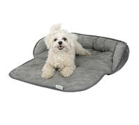 Kerbl Coussin de canapé Emalia, Coussin pour Chien, Panier pour Chien, Gris, 60x40x12 cm, Polyester, Chiens, Chats, Protection pour Meubles rembourrés