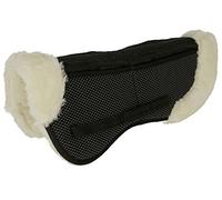 Kerbl Coussin de Selle Noir en Fausse Fourrure Full
