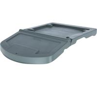 Kerbl Couvercle Individuel pour boîte à Nourriture empilable - 40/60 litres (Dimensions 58,2 x 39 x 4 cm, Poids 0,22 kg, Gris, Plastique) 3210254