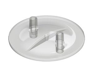 Kerbl Couvercle Plat pour Seau de traite Transparent 16 x 20 mm