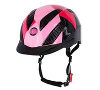Kerbl Covallerio Casque d'équitation eXite Système Disc Fermeture Fast Click Rose S/M