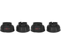 Kerbl Covalliero Cloches en Caoutchouc, Protection des Sabots, Cloches, Paire, Noir, Caoutchouc Souple, Chevaux, avec Fermeture Scratch