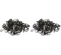 Kerbl crinière en caoutchouc silicone, Noir (Lot de 2)