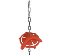 Kerbl Disque à mordre avec chaîne de suspension de 75 cm en plastique