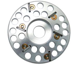 Kerbl Disque de parage 6 Cut aluminium plateau de base / lames hors de la boîte