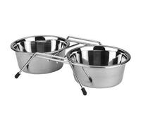Kerbl double porte-écuelle - 2 x 900ml