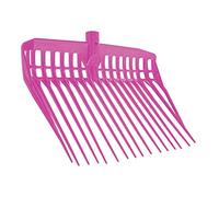 KERBL EcoFork Fourche à Copeaux sans Manche pour Élevage/Agriculture Urbaine Rose