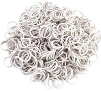 Kerbl Élastiques à Crin, 500 Pièces - blancs