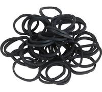 Kerbl Élastiques pour Crinière, 800 Pièces - noir