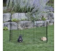 Kerbl Enclos pour chiots et petits animaux – 57 × 78 cm, 8 grilles, porte, extensible, durable