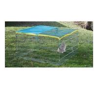 Kerbl Enclos Extérieur Avec Protection Pour Rongeurs - 115X115X65Cm Gris métal G