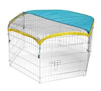 KERBL 82704 - Enclos extérieur avec porte - Plaqué zinc