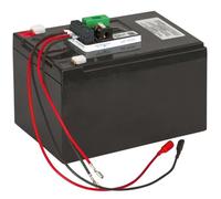 Kerbl Ensemble complet de batterie au gel 12 V 12Ah Noir 441215
