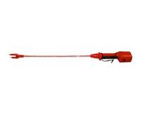 Kerbl Épouvantail AniShock Pro 2500 Rechargeable, épouvantail, Appareil électrique, Plastique, Rouge, 98 x 9 x 7 cm, avec arrêt Automatique (1 Seconde), Manche en Polycarbonate 71 cm