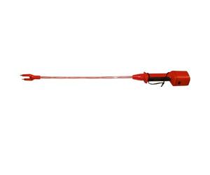 Kerbl Épouvantail AniShock Pro 2500 Rechargeable, épouvantail, Appareil électrique, Plastique, Rouge, 98 x 9 x 7 cm, avec arrêt Automatique (1 Seconde), Manche en Polycarbonate 71 cm