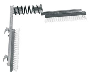 Kerbl EUROFARM - Brosse à bétail support complet avec ressort et 2 brosses