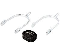 Kerbl Femme Sporen Mit Sporenriemen Tropfenform Paar perons , 2, Paire Forme Goutte pour Cheval 30 cm EU