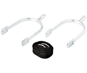 Kerbl Femme Sporen Mit Sporenriemen Tropfenform Paar perons , 2, Paire Forme Goutte pour Cheval 30 cm EU