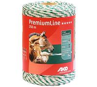 Kerbl Fil PremiumLine - 250 m - Blanc/Vert - 3 x 0,2 NIRO, 3 x 0,25 CU