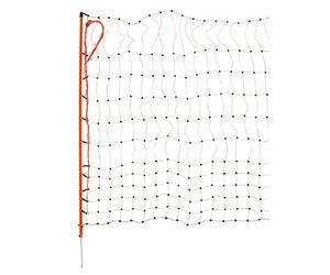 Kerbl Filet Électrifiable Simple Pointe pour Élevage Volaille Orange 50 m x 112 cm