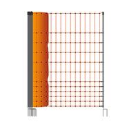 Kerbl Filet pour volaille, 112 cm x 50 m, électrifiable 15 piquets avec double pointe galvanisée