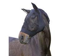 KERBL FinoStretch Masque de Protection pour Demi-Sang Noir