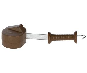 Kerbl Flexigate 442398 Kit de Portail de qualité supérieure (clôture avec Bande de 40 mm et 6 m de Longueur, clôture électrique Marron) 36,5 x 15,5 x 14 cm