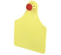Kerbl Flexoplus Lot de 25 cache-oreilles en forme de U Jaune