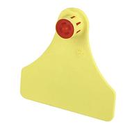 Kerbl Flexoplus Lot de 25 embouts de protection pour boeuf F/Blanko Jaune