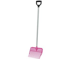 Kerbl Fourche à copeaux EcoFork Mini avec manche en aluminium 93 cm