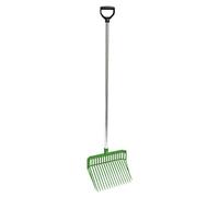 Kerbl Fourche à fumier Premium Vert avec manche en aluminium 323478