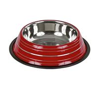 Kerbl Gamelle en acier inoxydable avec socle antidérapant 900 ml - Coloris aléatoire