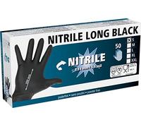 Kerbl Gants à usage unique Nitrile Long Black, taille XL