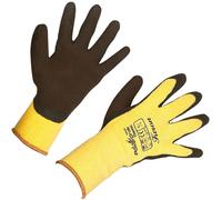 Kerbl Gants d'hiver PowerGrab Thermo jaunes avec doublure en acrylique laineux
