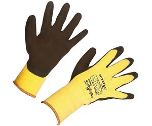 Kerbl Gants d'hiver PowerGrab Thermo jaunes avec doublure en acrylique laineux