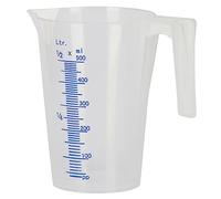 Kerbl Gobelet doseur 0,5 l en plastique, avec graduation, empilable