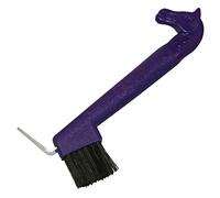 Kerbl Grattoir à sabot avec tête de cheval Violet Taille Unique