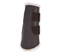 KERBL Guêtres de Dressage Fleece Avant pour Cheval Full Brun 32 cm x 30.5 cm 1 Unité