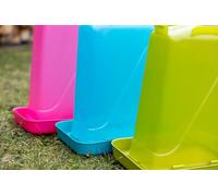 Kerbl Hobbyfarming Abreuvoir avec Pieds 5,5 L pour volaille, Plastique, Vert